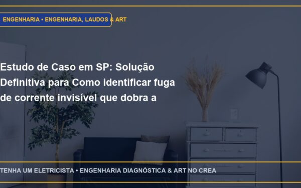Estudo de Caso em SP: Solução Definitiva para Como identificar fuga de corrente invisível que dobra a conta de luz sem uso