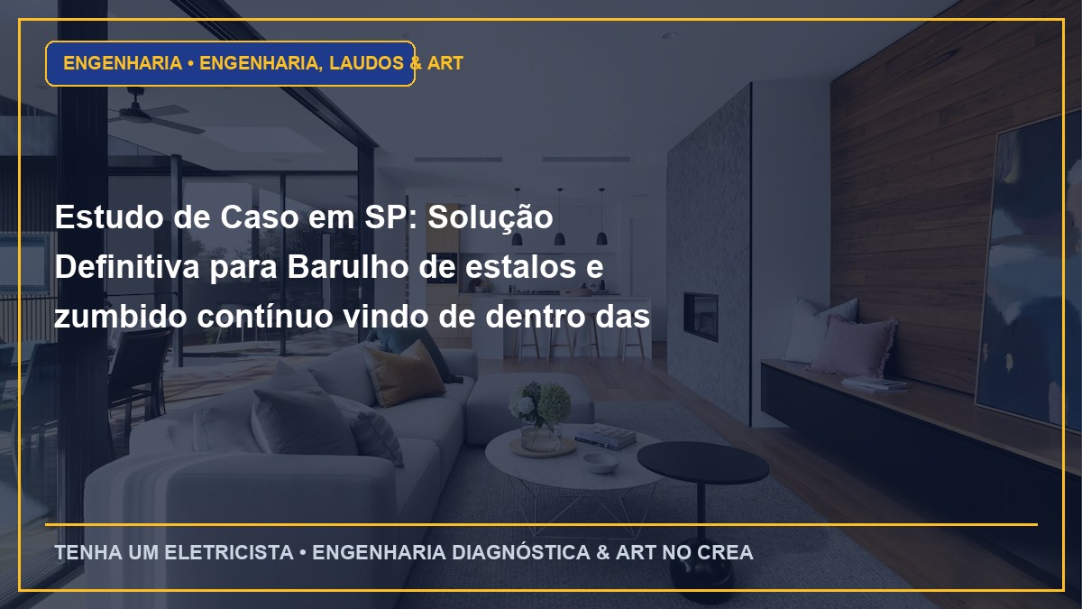 Estudo de Caso em SP: Solução Definitiva para Barulho de estalos e zumbido contínuo vindo de dentro das tomadas e interruptores