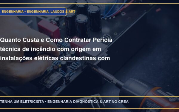 Quanto Custa e Como Contratar Perícia técnica de incêndio com origem em instalações elétricas clandestinas com ART