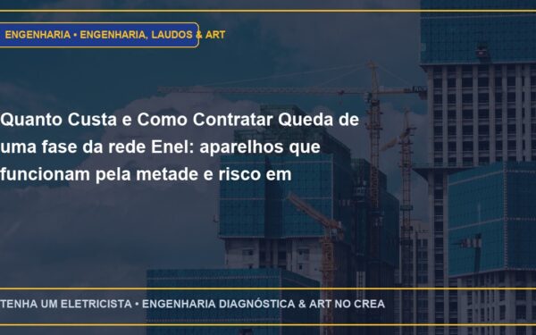 Quanto Custa e Como Contratar Queda de uma fase da rede Enel: aparelhos que funcionam pela metade e risco em motores com ART