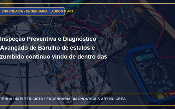 Inspeção Preventiva e Diagnóstico Avançado de Barulho de estalos e zumbido contínuo vindo de dentro das tomadas e interruptores