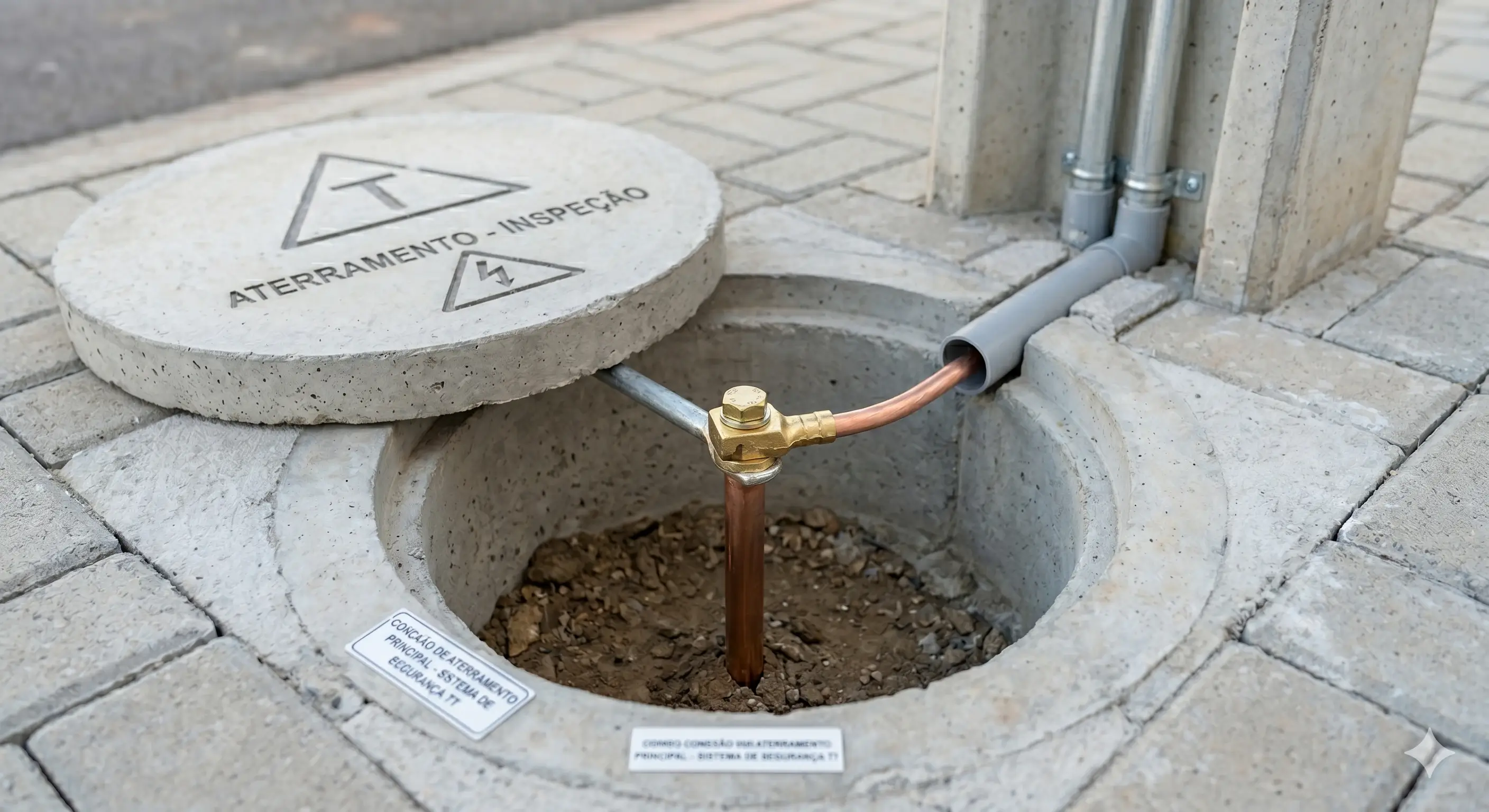 Aterramento e segurança da entrada elétrica em Jardim Labitary, São Paulo